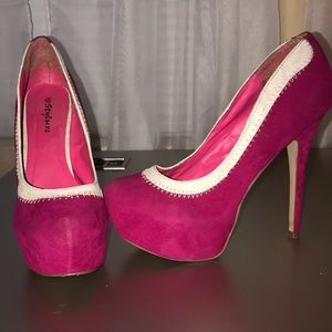 Pink heels
